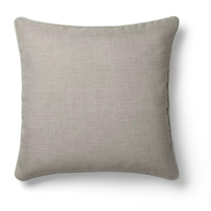 Housse de coussin satin de coton 115 g/m² imprimé bleu vert Strates ecume