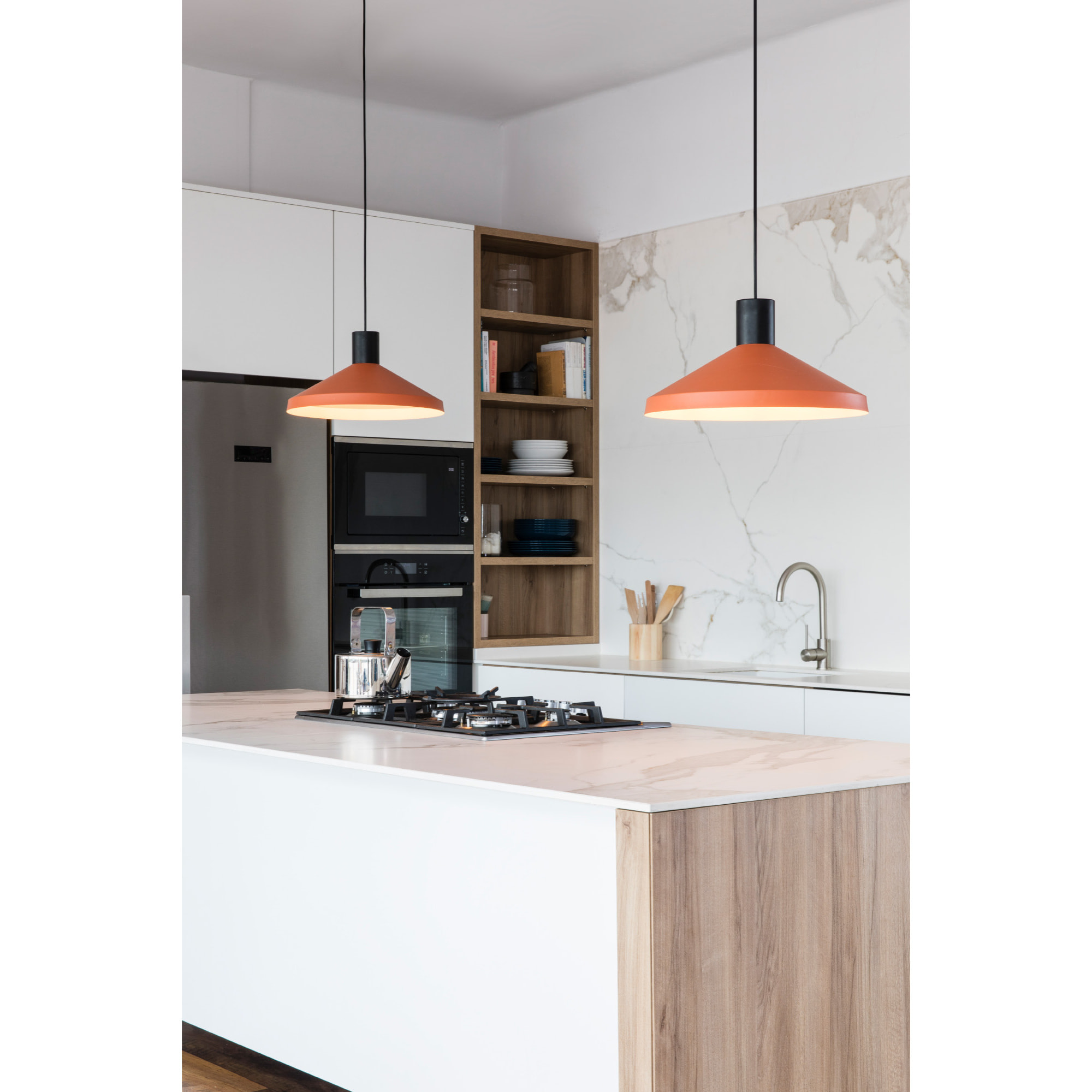 KOMBO 400 Terracotta lampe suspension beige 1L