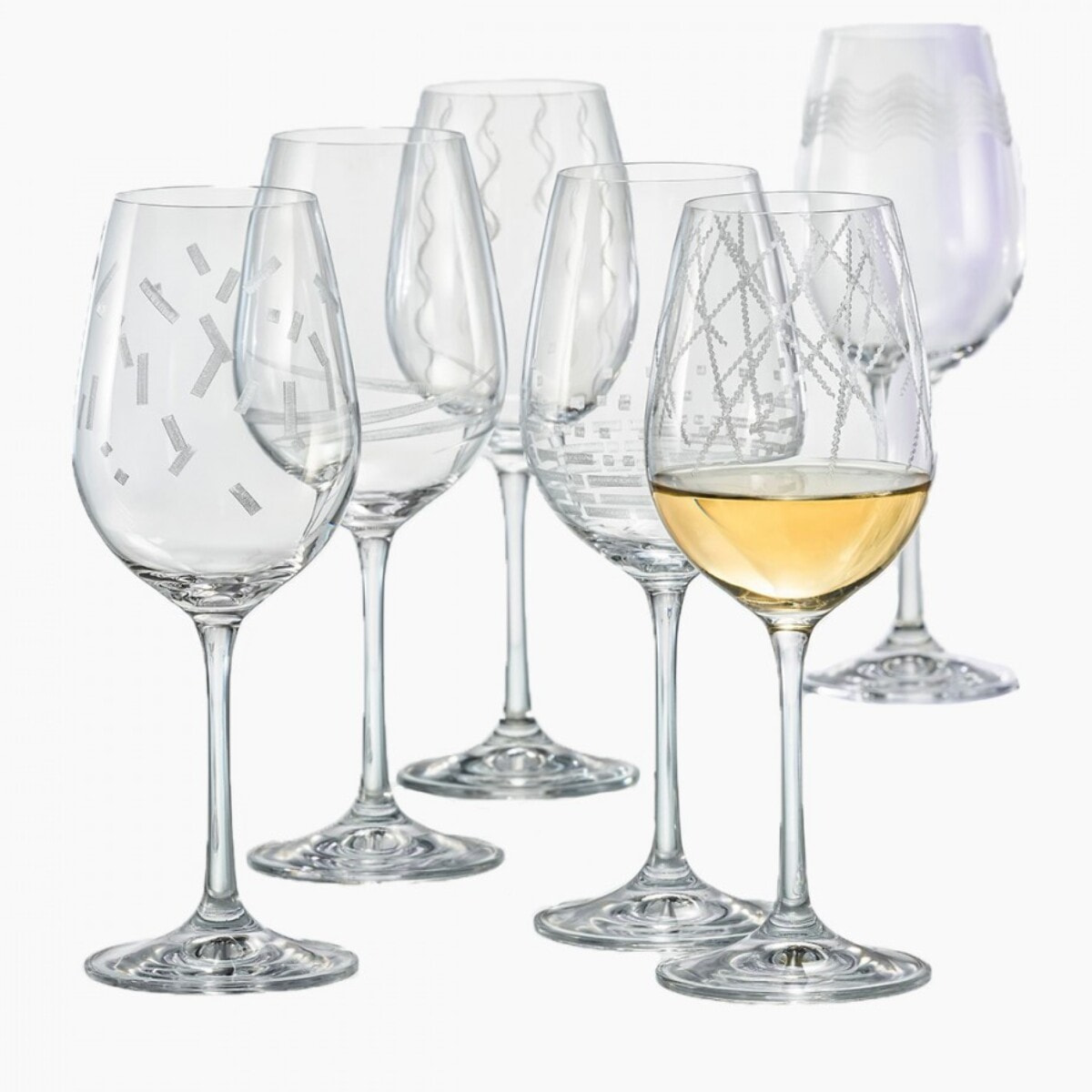 Set de 6 verres a vin 350ml tempo