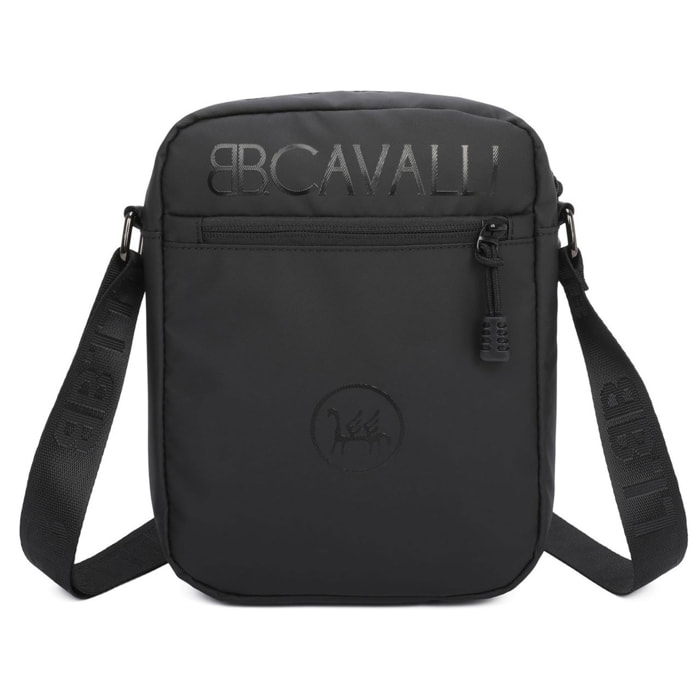 Borsa a tracolla uomo - Modello False - Pelle vegana 100% PU - 19.0 x 26.0 x 8.0 cm
