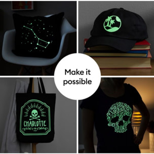 Accessoire CRICUT Glow in the dark Iron-On 30x60cm 1 sheet