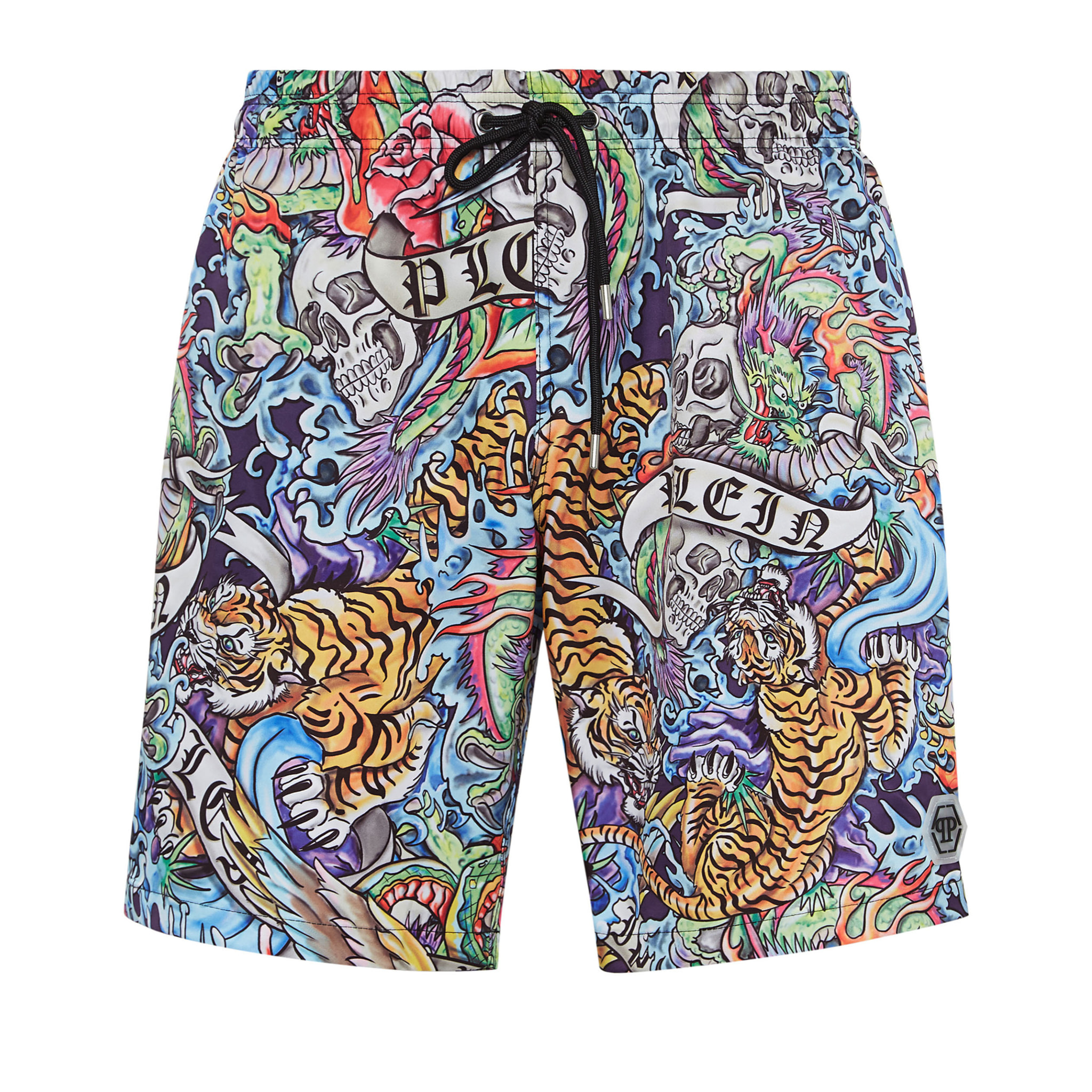 PHILIPP PLEIN Swim Trunks TATTOO