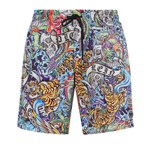 PHILIPP PLEIN Swim Trunks TATTOO