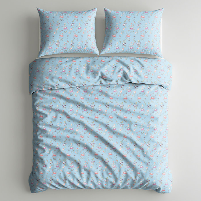 UNO CASA DESIGN Parure Copripiumino Dec.Faldo_Matrimoniale_Felicia