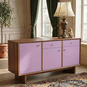 Rouleau adhésif décoratif Vinyle au Mètre - Lilas - Sticker Lavable Imperméable Mur Cuisine Meubles