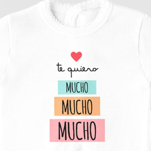 Conj Estampado Frase T Blanco Talla Nac