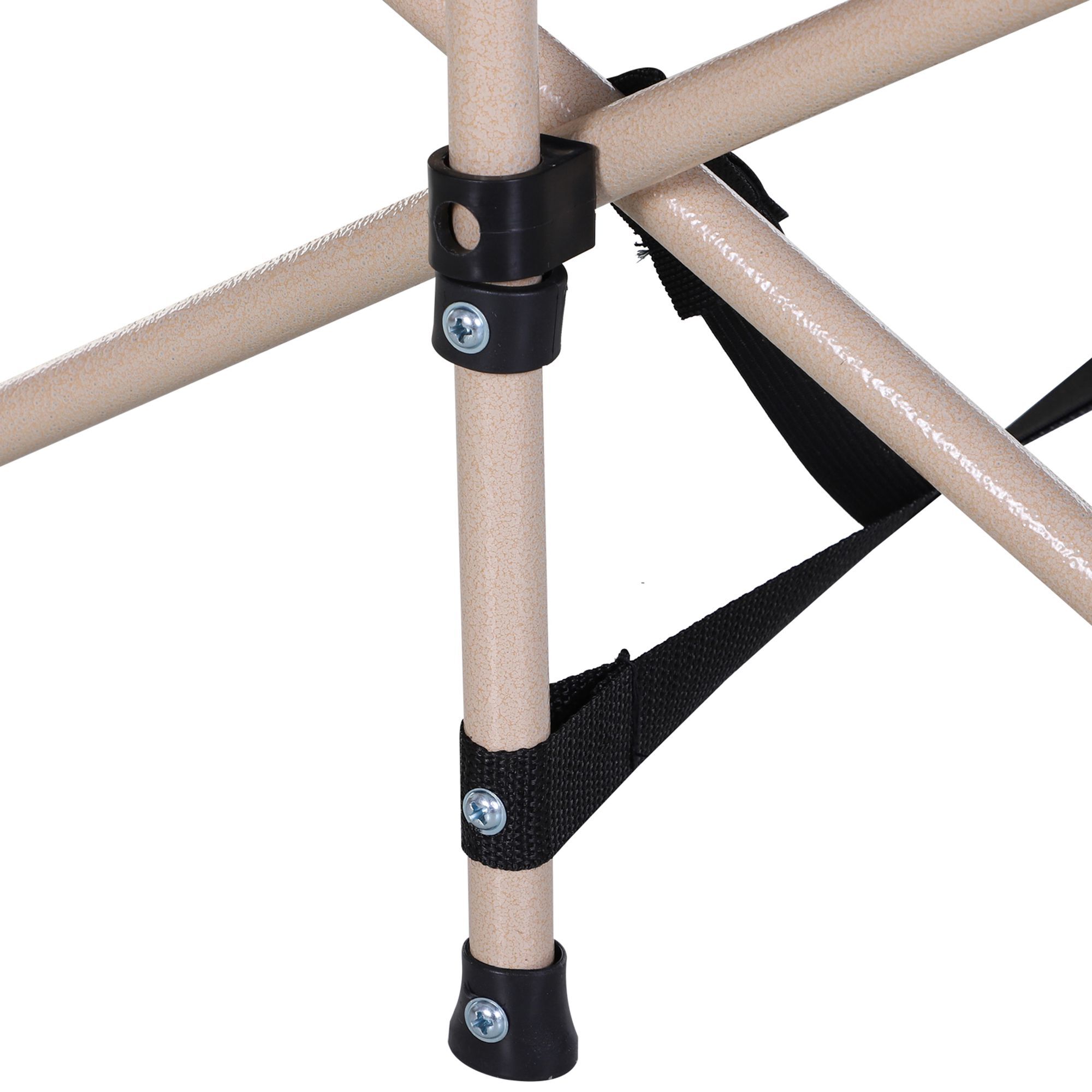 Lit de camp camping pliable 190 x 68 x 52 cm max. 150 Kg sac transport inclus acier oxford bleu