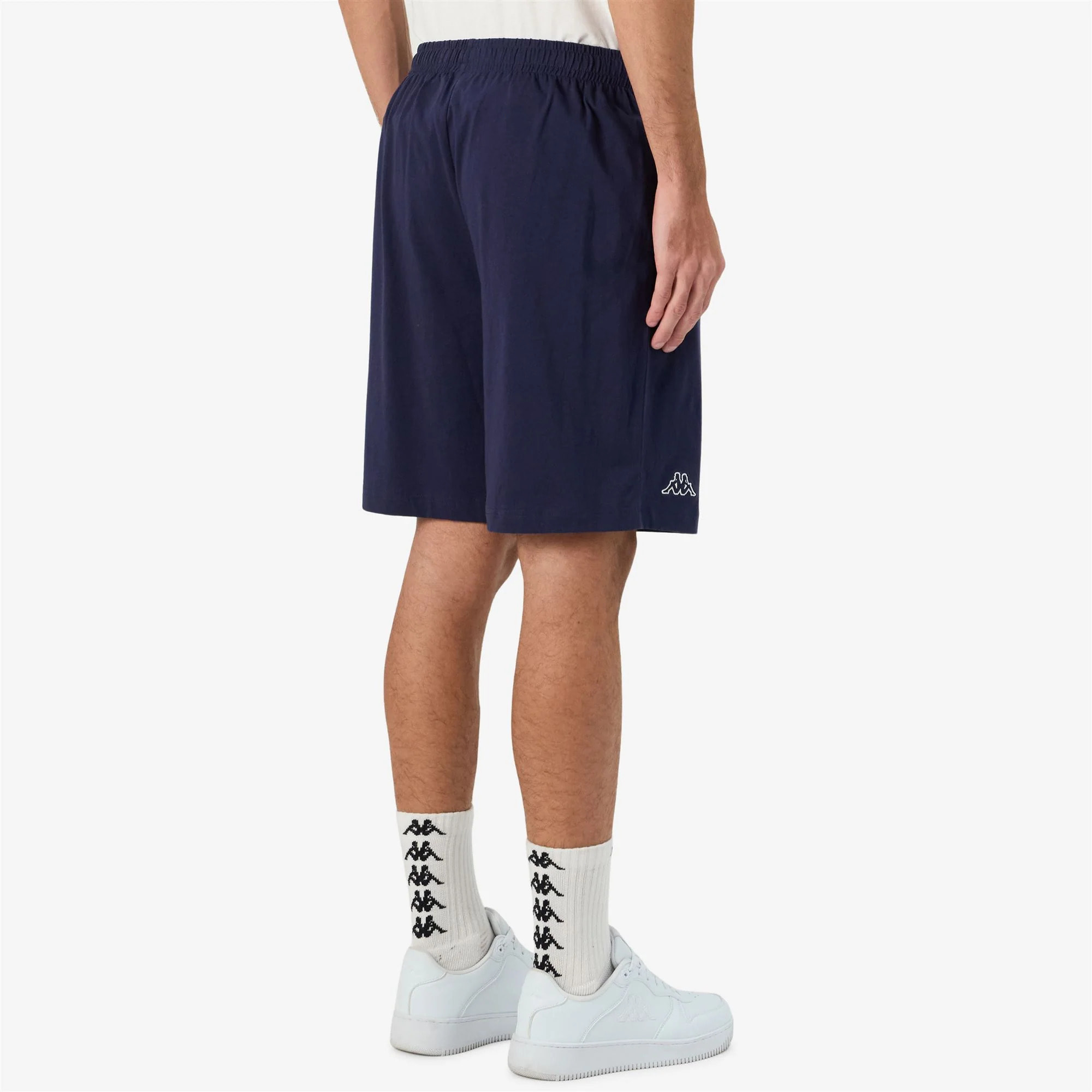 Kappa - Pantaloni Corti Uomo Blu - Logo Cabog
