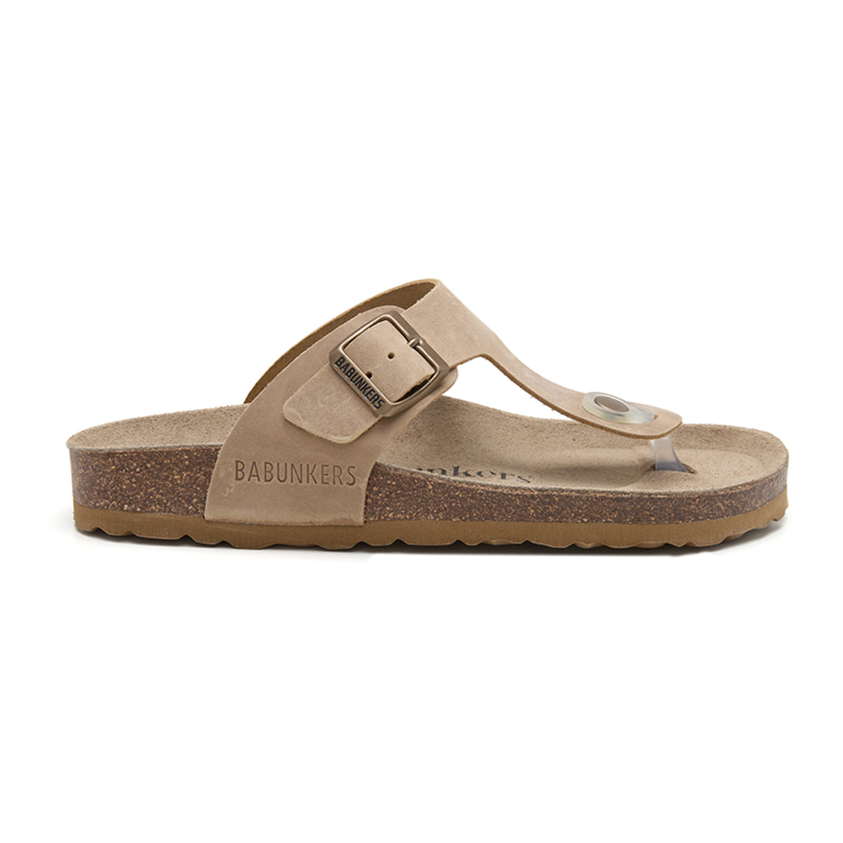 SANDALIA BABUNKERS MARRON