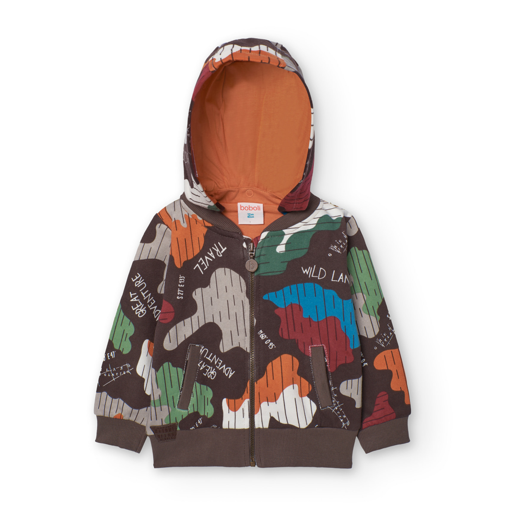 Chaqueta felpa estampada de bebé -BCI