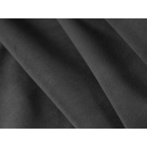 Tête de lit ''Camargue'' 140x120cm en velours gris foncé