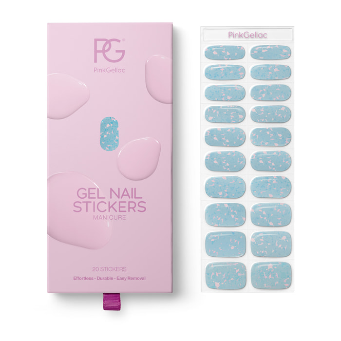 Stickers gel - 0009 Holographic Blue
