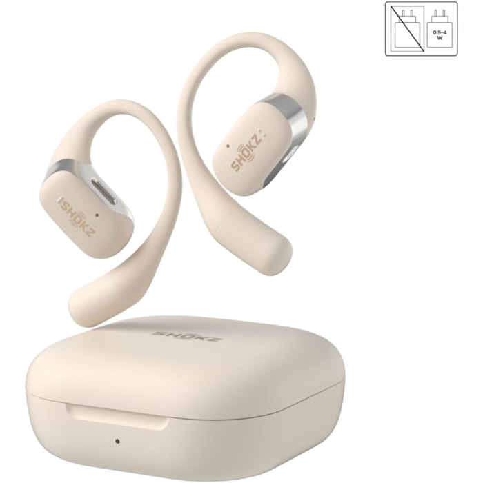 Ecouteurs SHOKZ OpenFit Beige