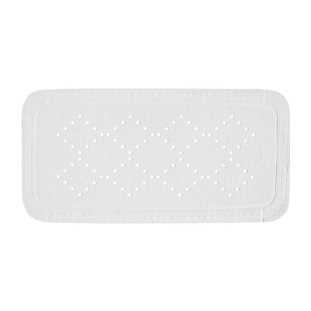 Tapis de baignoire PVC ALASKA 71x36cm Blanc Neige Spirella