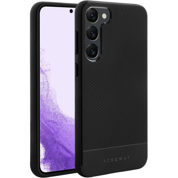 Coque ADEQWAT Samsung S23 Souple - Noir