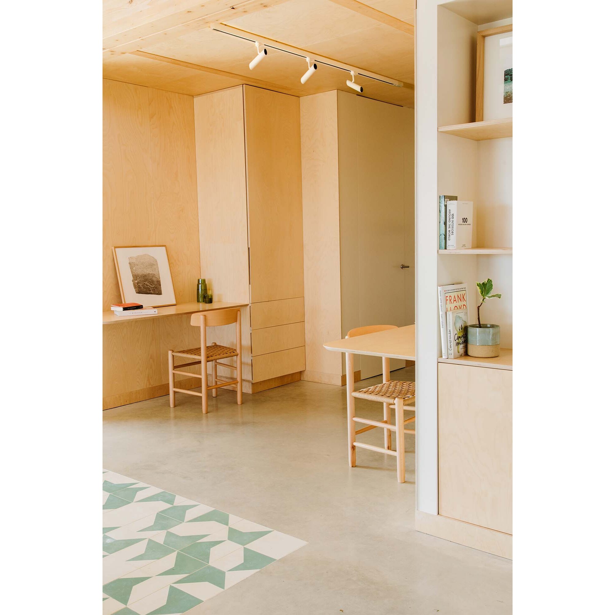 LEO Proyector de carril blanco