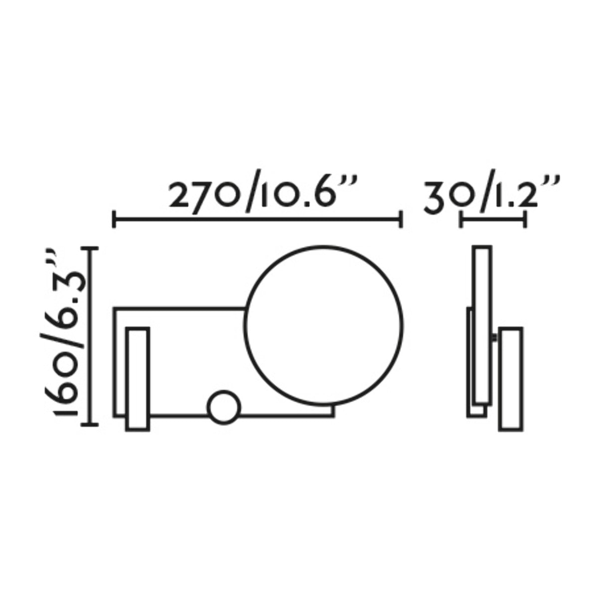 KLEE Aplique derecho negro con lector