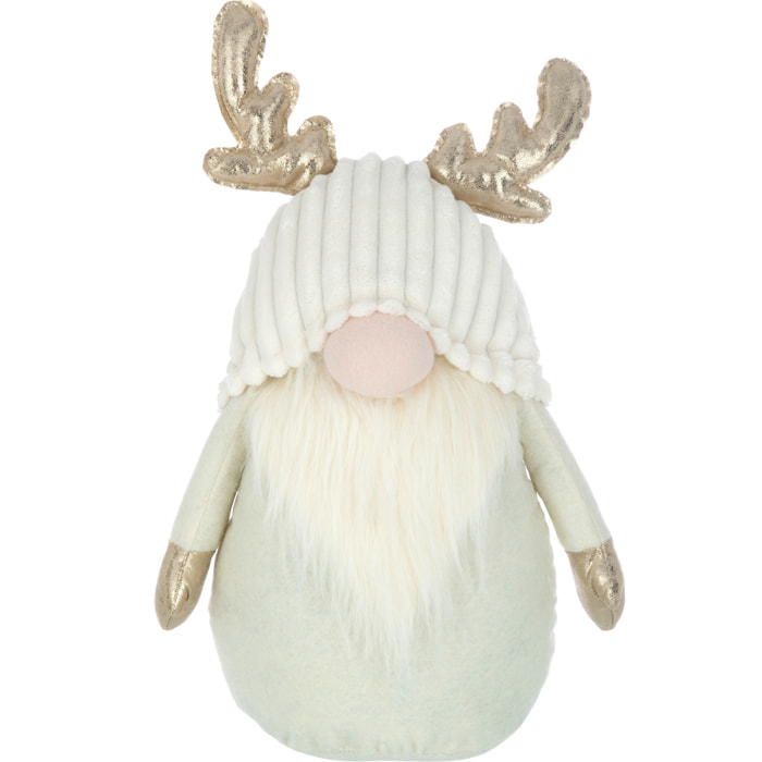 J-Line figurine Lutin Bois De Cerf - textile - beige - large