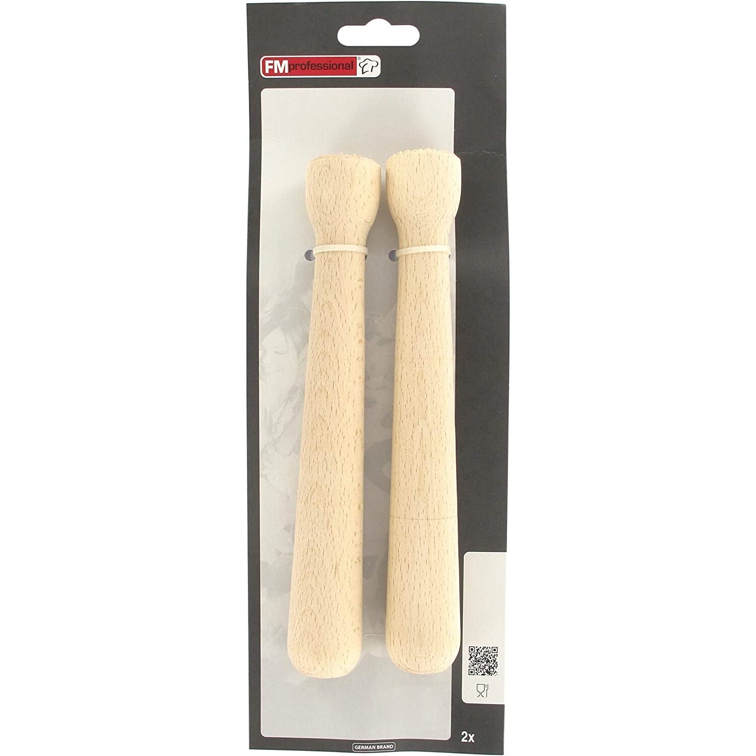 Lot de 2 pilons cocktail en bois FM Professional