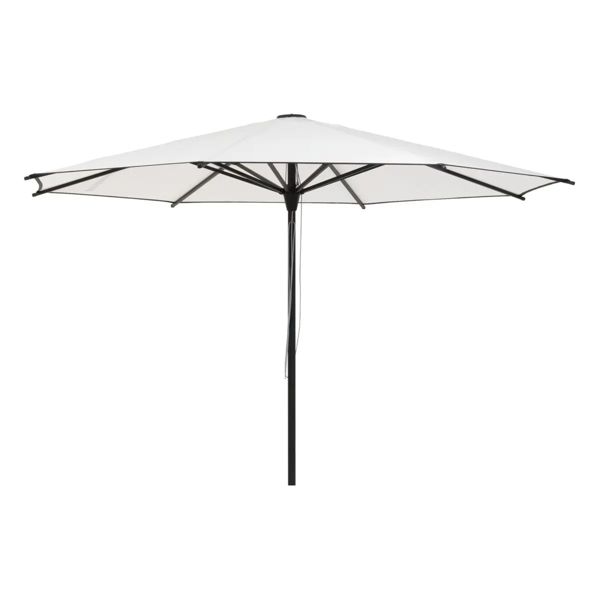 Parasol droit rectangulaire inclinable "Maluvia" blanc 3,5m