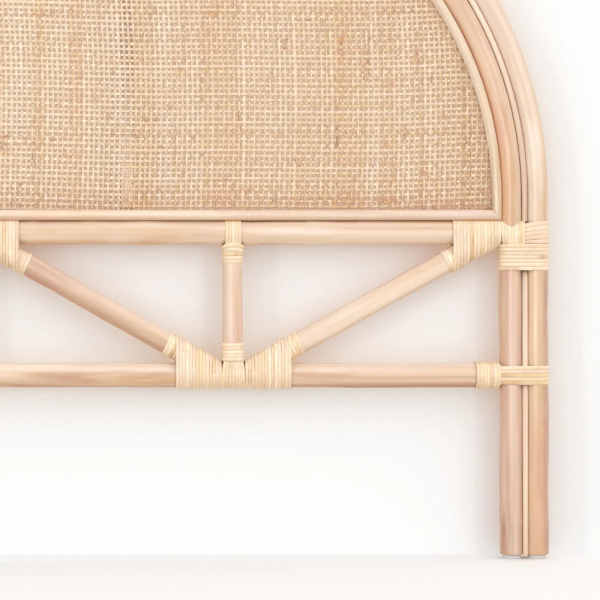 Tête de lit en rotin naturel 140 cm - Madya