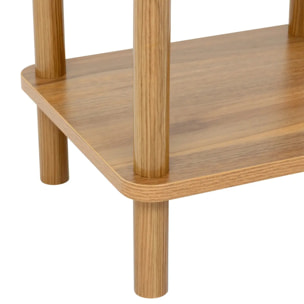 Table d'appoint Come bois et effet marbre