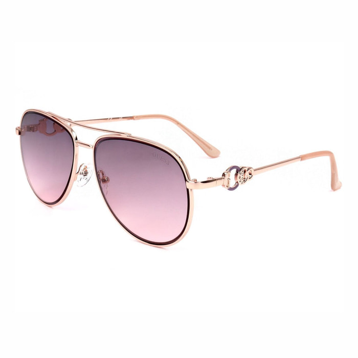 Guess - lunettes de soleil - rose doré - indice solaire: catégorie 3
