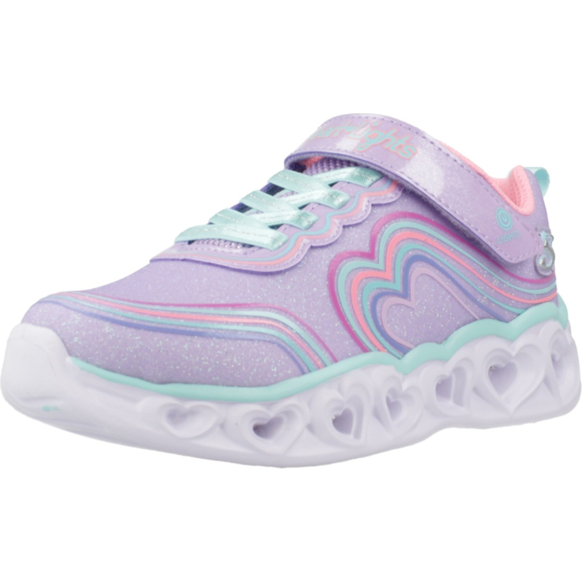 Zapatillas Niña de la marca SKECHERS  modelo HEART LIGHTS - RETRO Purple