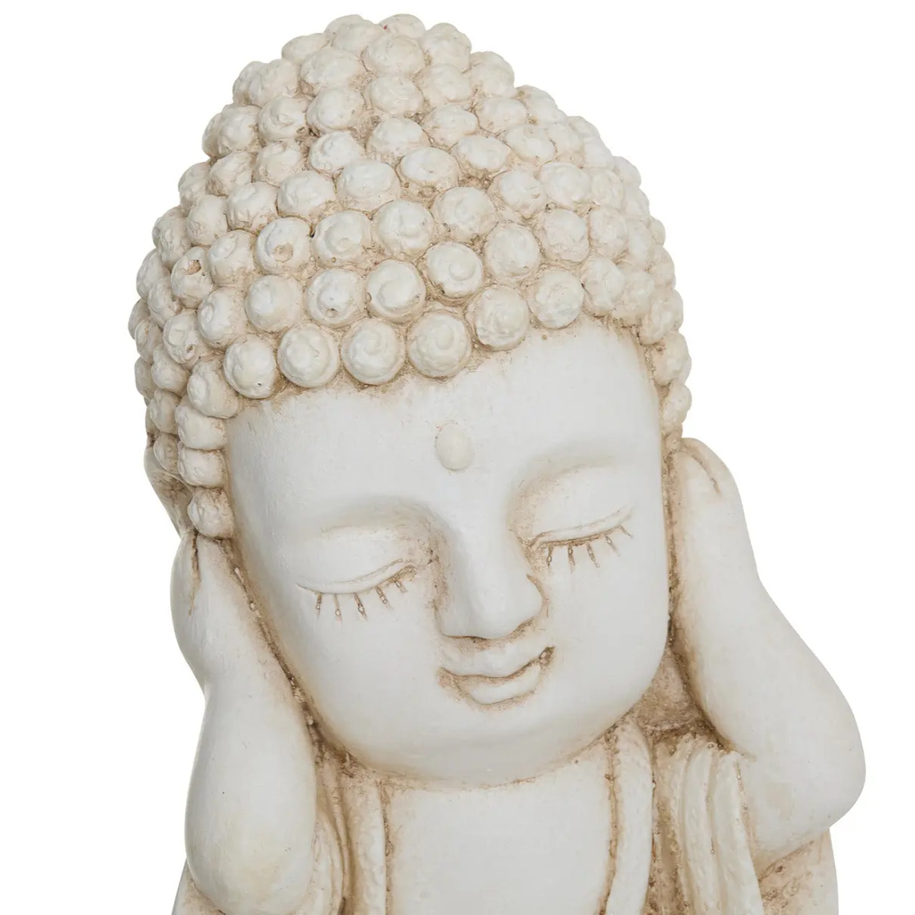 Statuette bouddha Ilan blanc