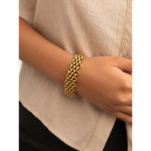 Bracciale Galea Acciao Placcato Oro