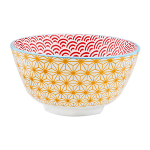 Bol PATTERN Ø12cm - 6 pièces - Color