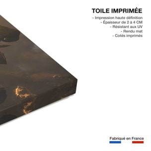 Tableau campagne coin de paradis  Toile imprimée