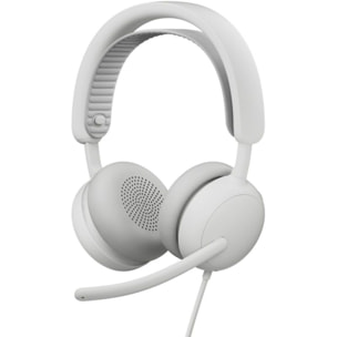 Micro-casque LOGITECH Zone Wired 2 OFF WHITE