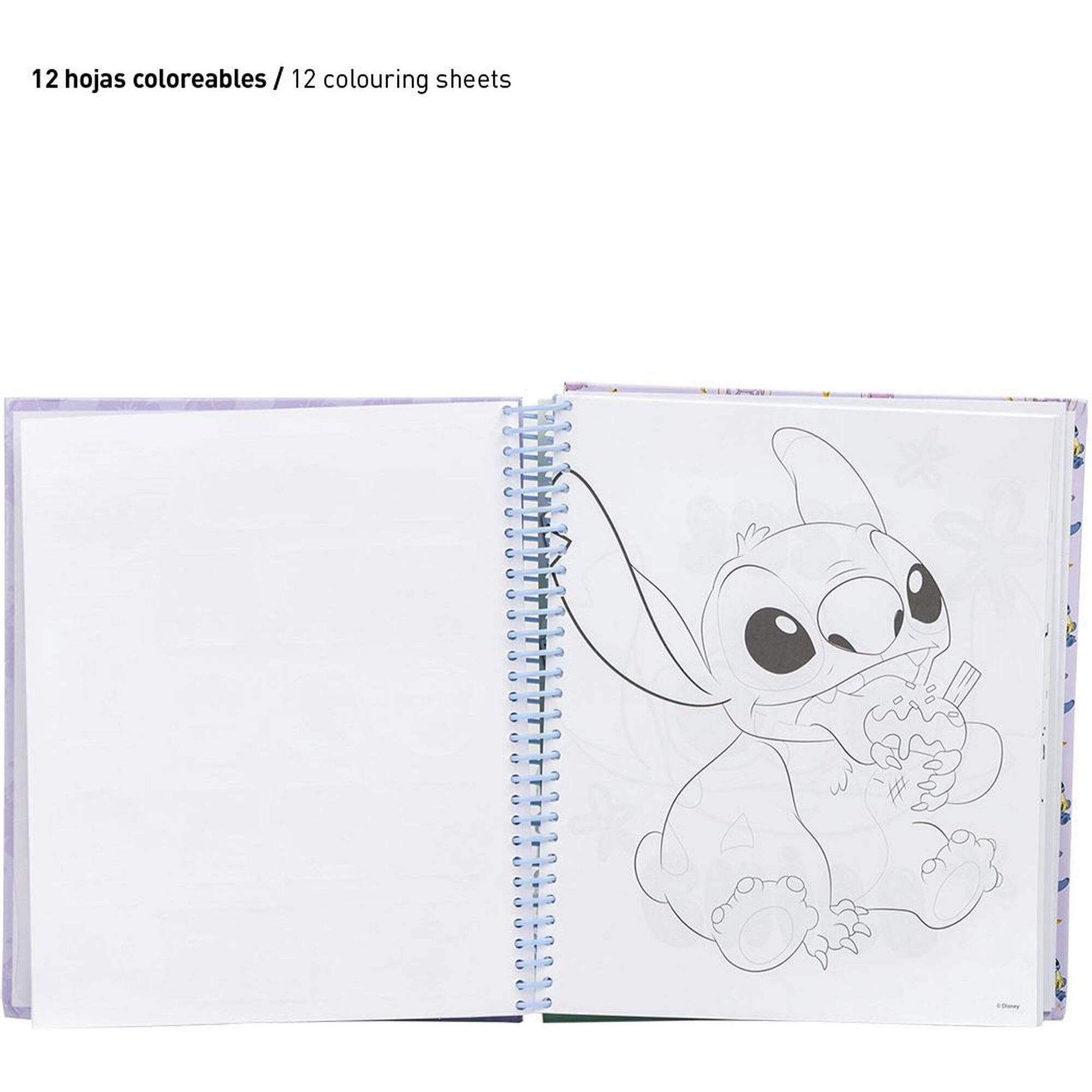 Album Actividades Coloreable Stitch