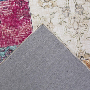 Tapis salon et chambre tissé motif géométrique CANE