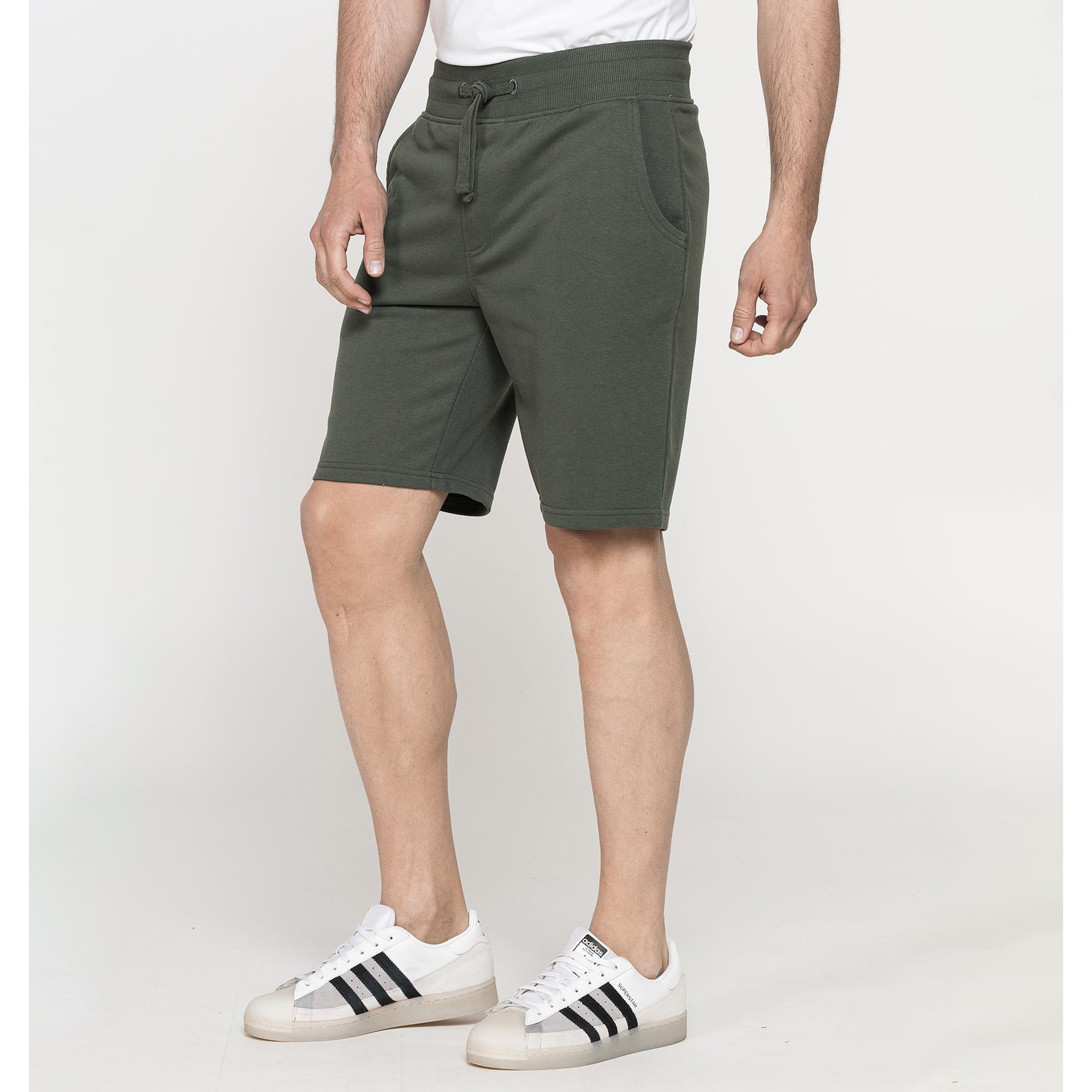 SHORTS REGULAR FIT IN FELPA LEGGERA