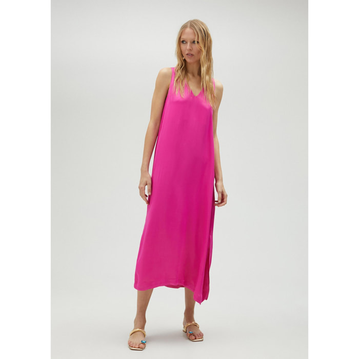 Vestito midi con spalline