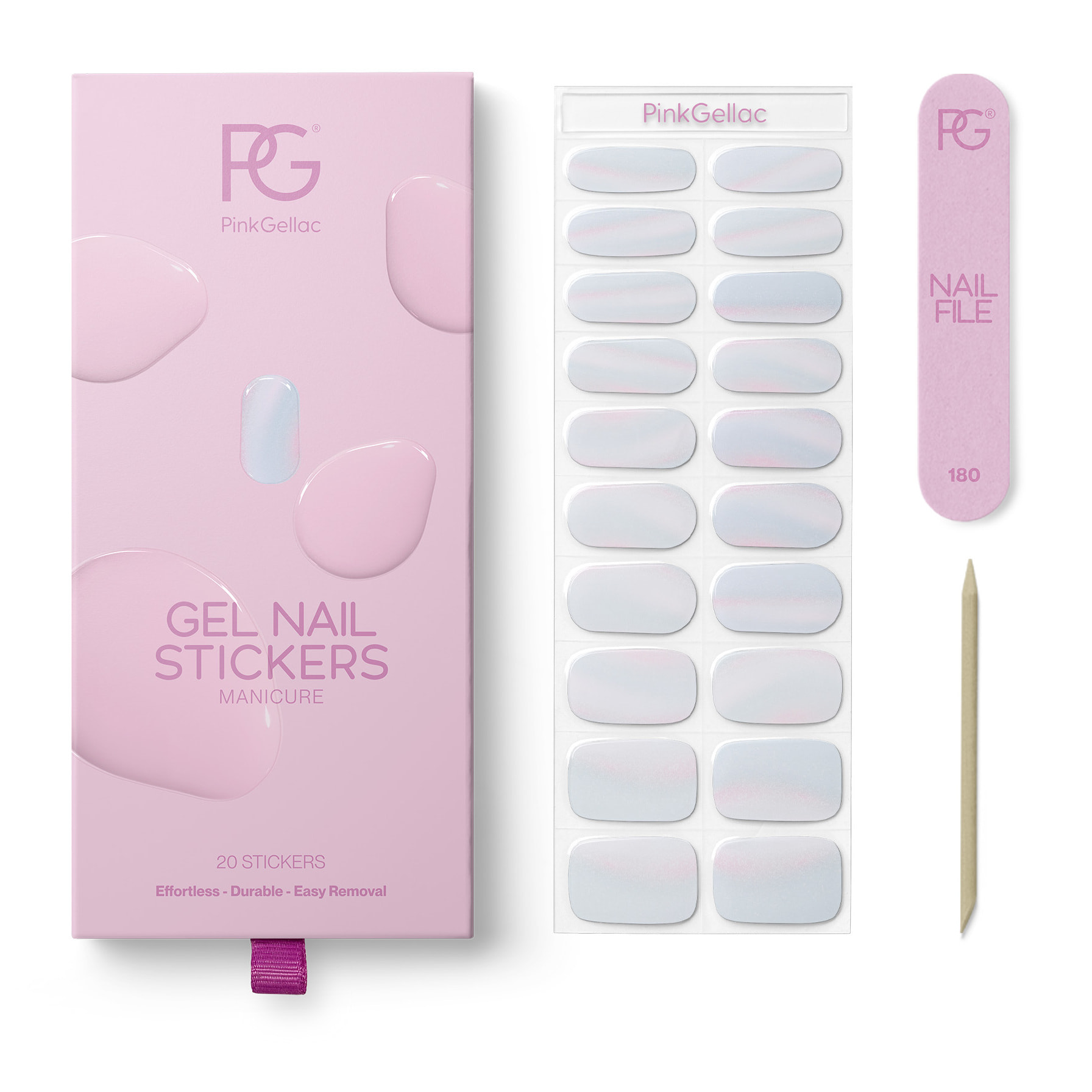 Stickers gel - 0011 Fairytale Chrome