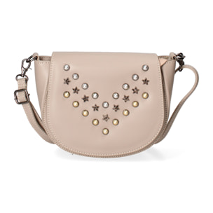 Borsa a tracolla da donna In Vera pelle Made in Italy 20x17x7 cm