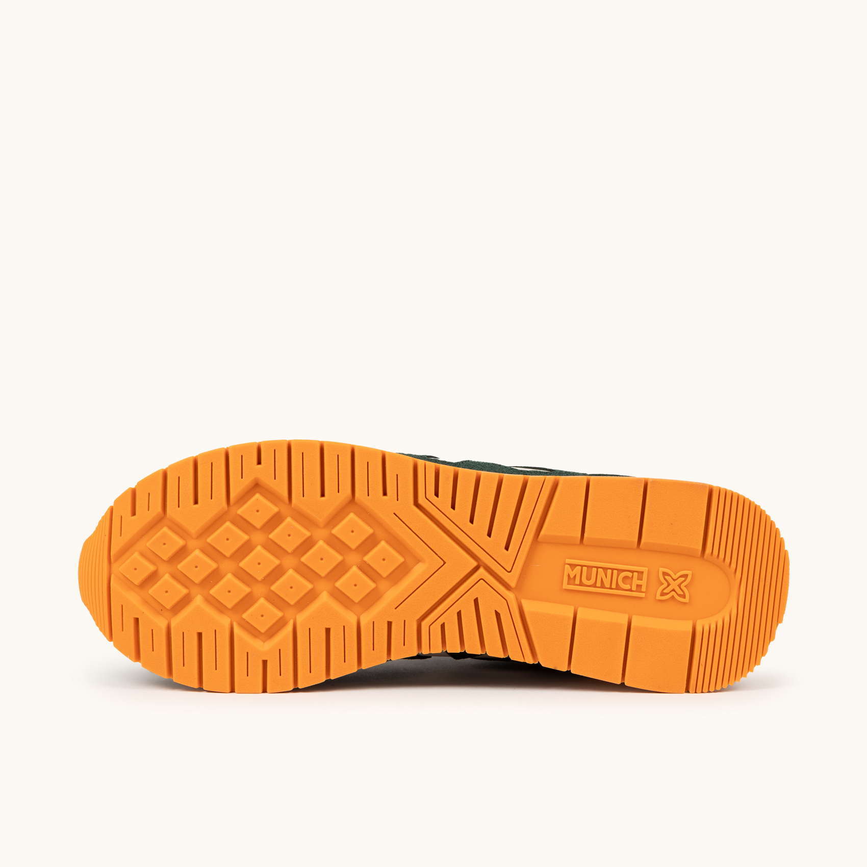 Zapatilla Retro Running Verde y Mostaza MUNICH DASH 273