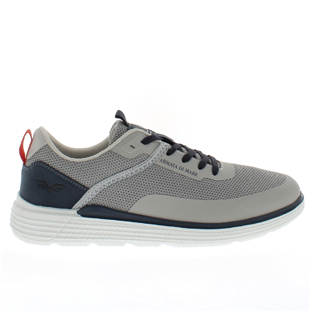 Armata di Mare Scarpe Uomo Sneakers Casual Stringate con Soletta Rimovibile in Memory Foam AMU S25L712 Grey