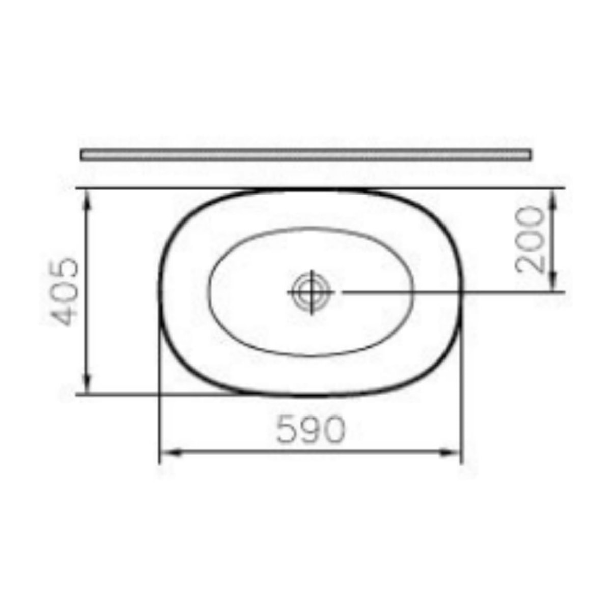 Lavabo double vasque à poser VITRA Outline, ovale - vison mat Haut de gamme