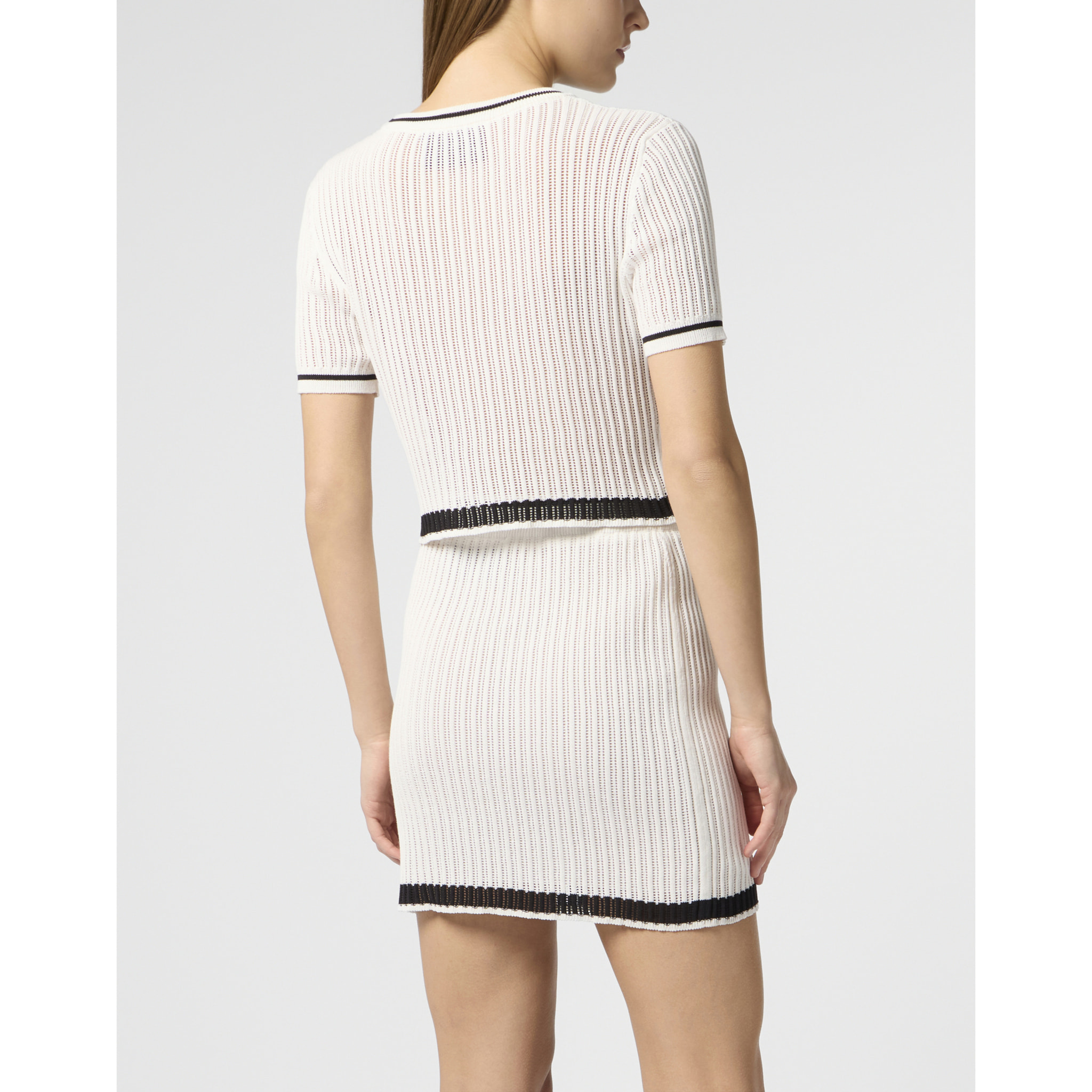 PHILIPP PLEIN Sexy Pure Fit T-Shirt Hexagon