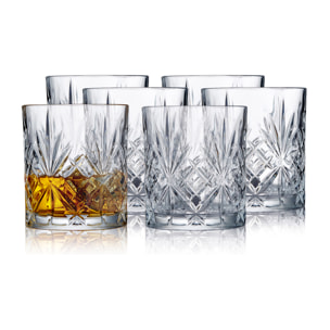 Set de 6 verres à whisky Melodia 31cl