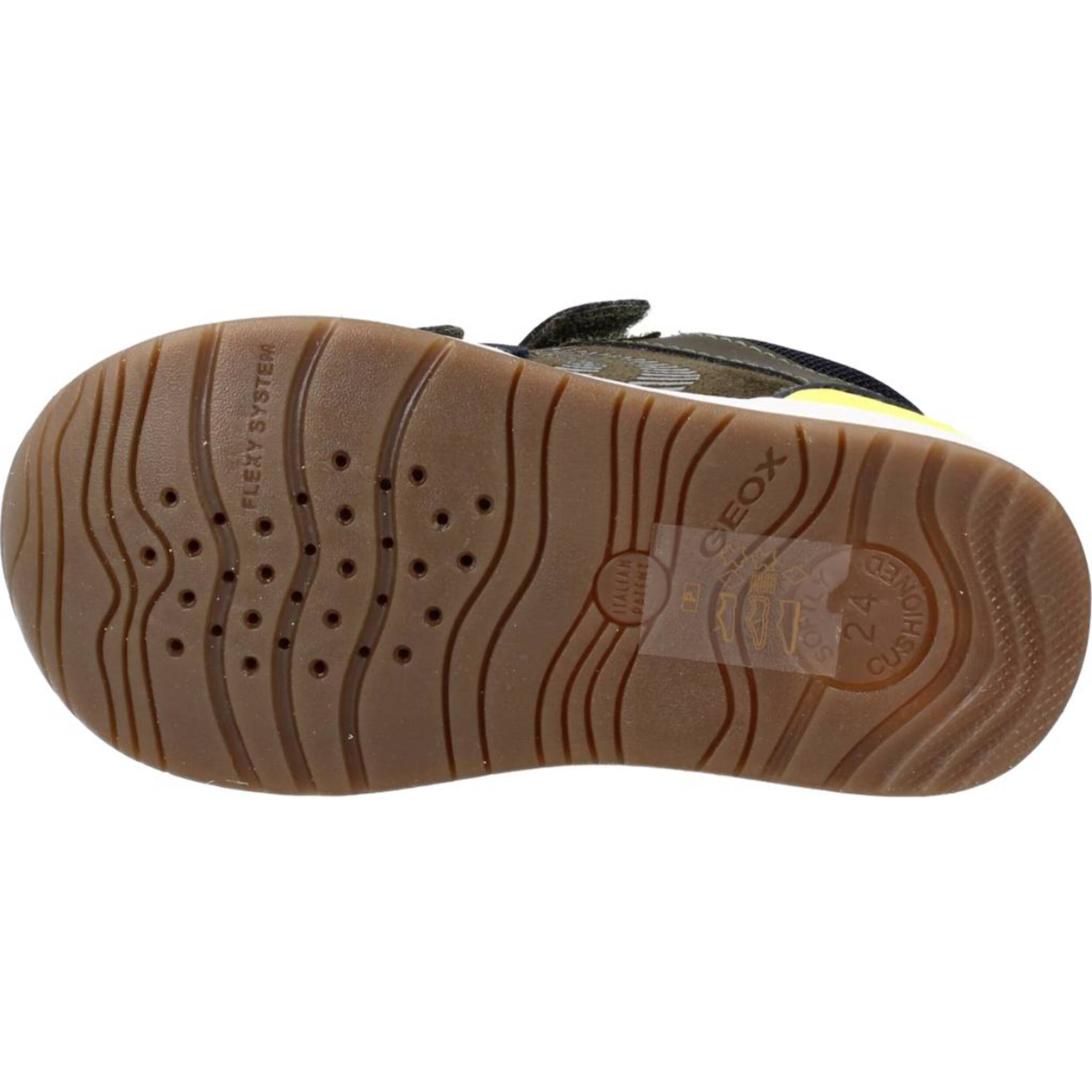 Zapatillas Niño de la marca GEOX  modelo B RISHON BOY VERDE