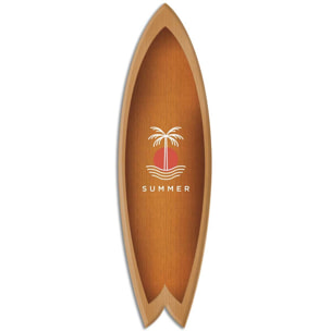 Planche de surf deco Summer Lines Tableau alu Dibond
