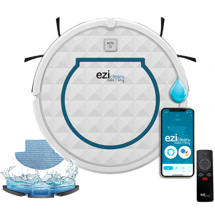 EZIclean Aqua Xpert animal S450 - Robot aspirateur laveur connecté