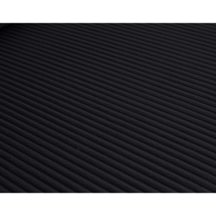 Elton - canapé 3 places convertible avec coffre en velours côtelé - Noir