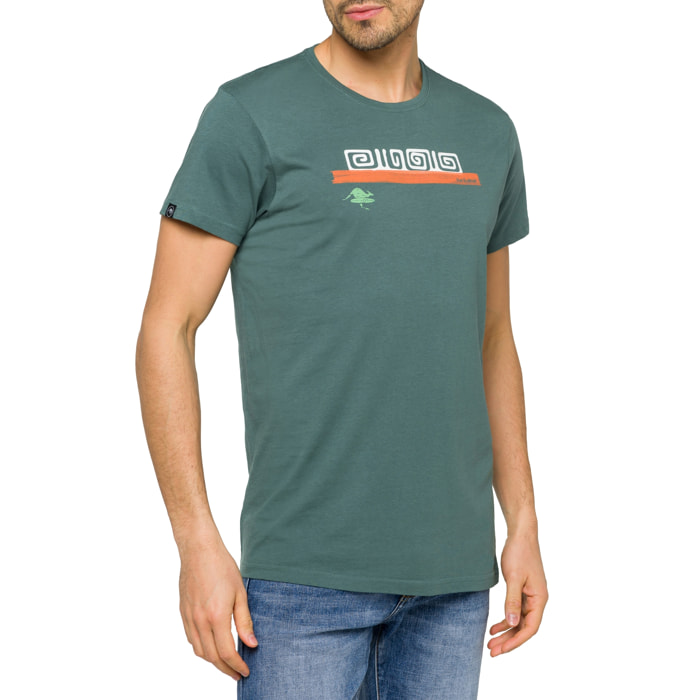 Camiseta de algodón 150 gr Hot Buttered Tikisurf Verde