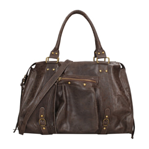 Borsa a spalla da donna - Modello Clara - Vera pelle - 41.0 x 28.0 x 13.0 cm